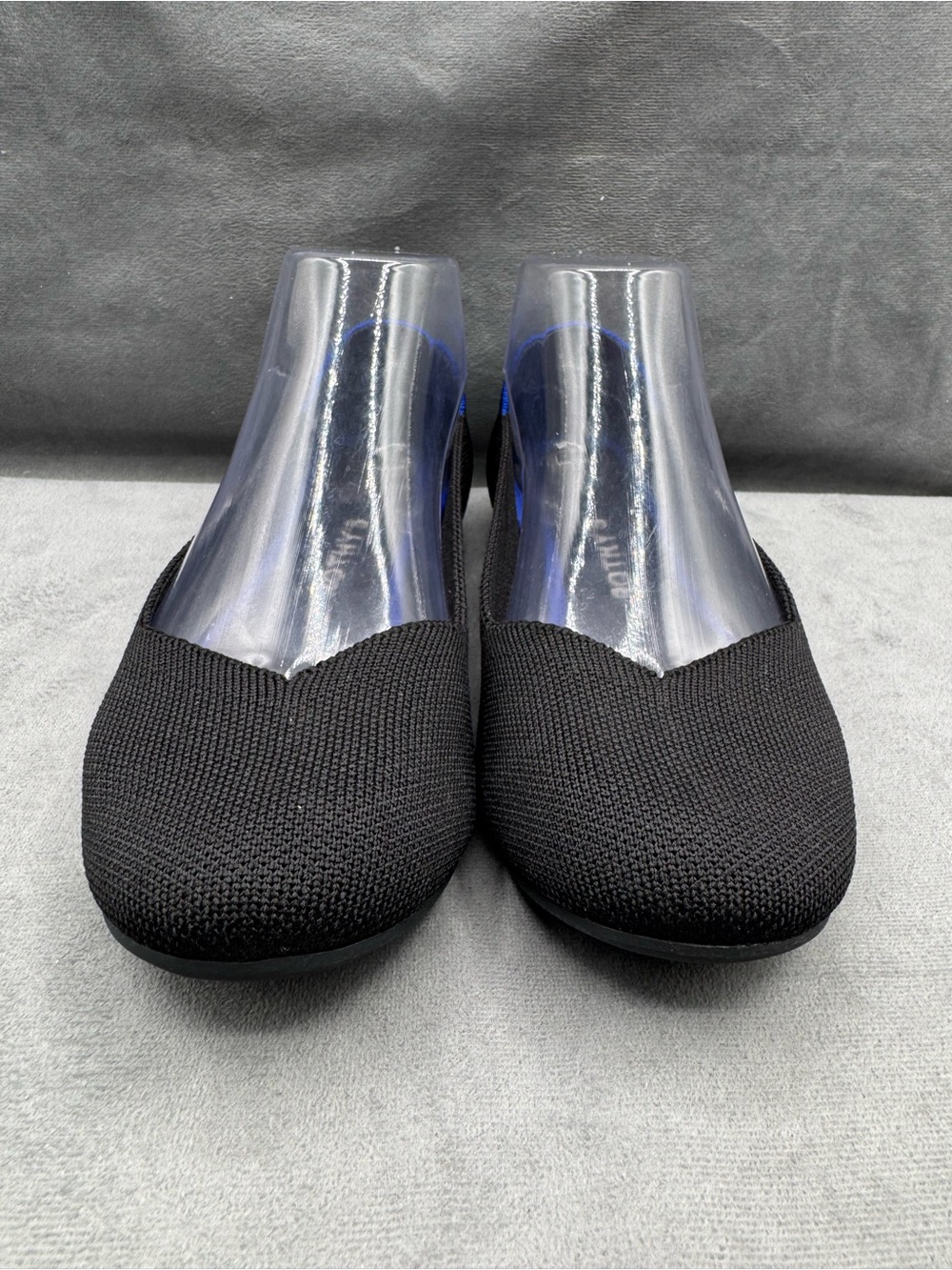 Rothy’s The Flat Ballet Flats Women’s Size 7.5 Black Round Toe Knit - Picture 9 of 14